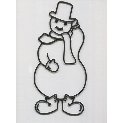 (image for) Instant Art insert (Snowman)by Ickle Pickle Magic - Trick - Click Image to Close