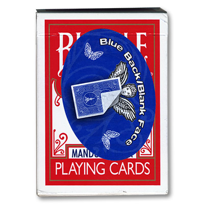 (image for) Blank Face 809 Mandolin Back (Blue Back) by USPCC - Click Image to Close