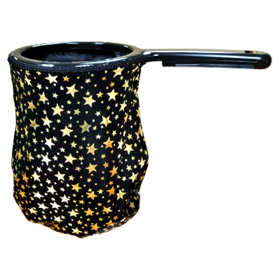 (image for) Change Bag Stars (Black/Gold Stars/Black Rim) by Bazar de Magia - Trick - Click Image to Close