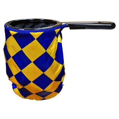 (image for) Change Bag Diamond with Zipper (Blue/Yellow) by Bazar de Magia - Trick - Click Image to Close