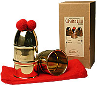 (image for) Cups & Balls Brass Regular by Bazar de Magia - Trick - Click Image to Close