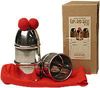 (image for) Cups & Balls w/Chop Cup Alum.Combo by Bazar de Magia - Trick - Click Image to Close