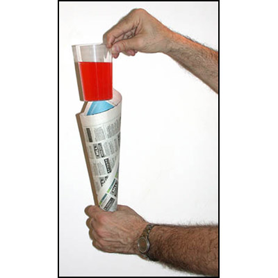 (image for) Comedy Glass in Paper Cone by Bazar de Magia- Trick - Click Image to Close