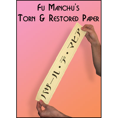 (image for) Torn and Restored Paper by Fu Manchu - Trick