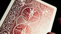 (image for) Bicycle Titanium Edition v1 (Crimson Red) Playing Cards - Click Image to Close