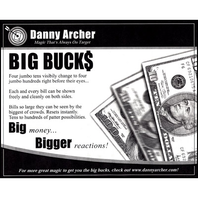 (image for) Big Bucks by Danny Archer - Trick - Click Image to Close