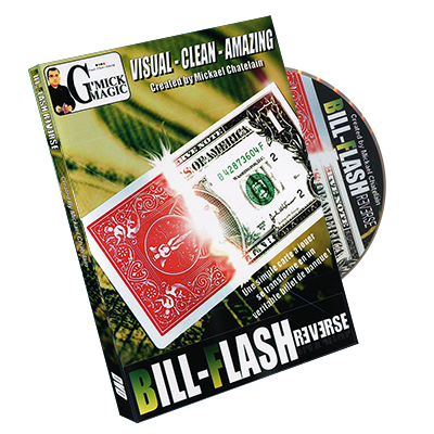 (image for) Bill Flash Reverse (Red) by Mickael Chatelain - Trick - Click Image to Close