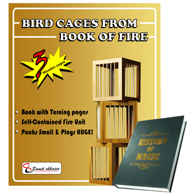 (image for) Bird Cages From Book of Fire - by Sumit Chhajer - Trick - Click Image to Close