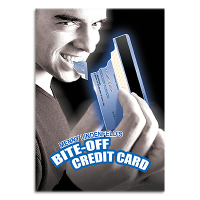 (image for) Bite Off Credit Card by Menny Lindenfeld - Trick - Click Image to Close