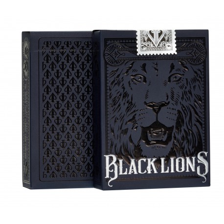 (image for) Black Lions Playing Cards by David Blaine - Click Image to Close
