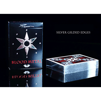 (image for) Limited Edition Blades Blood Metal Playing Cards by Handlordz, LLC - Trick