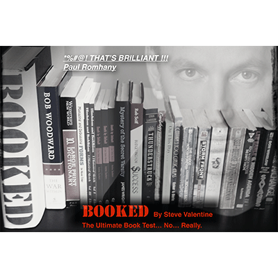 (image for) Booked by Steve Valentine - Trick - Click Image to Close