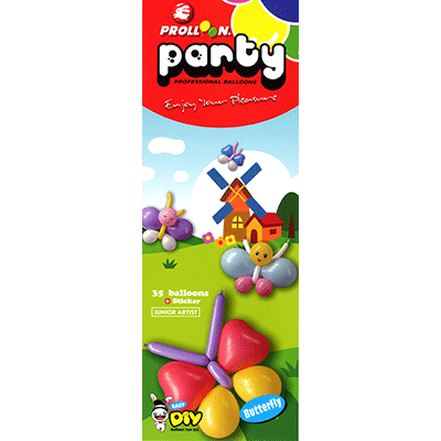(image for) Butterfly Balloon Kit (35 balloons + sticker) by Will Roya - Trick - Click Image to Close