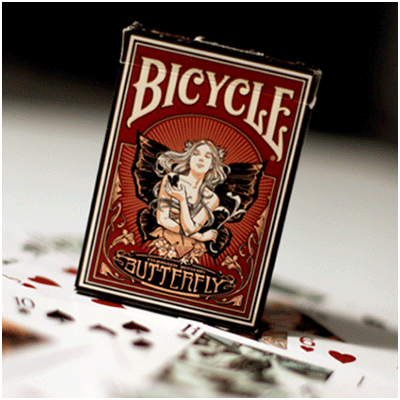 (image for) Butterfly Bicycle Deck by US Playing Card - Click Image to Close