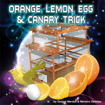 (image for) Orange, Lemon, Egg & Canary Trick ( All Props & DVD) by Quique Marduk - Trick - Click Image to Close