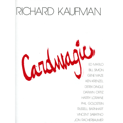 (image for) Card Magic by Richard Kaufman - Book - Click Image to Close