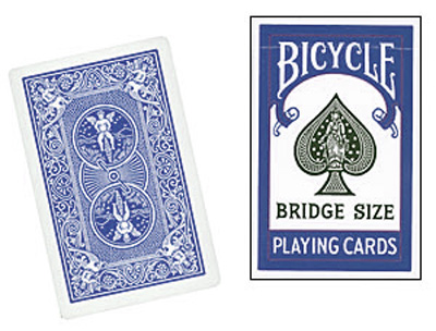 (image for) Cards Bicycle Bridge (Blue) - Click Image to Close