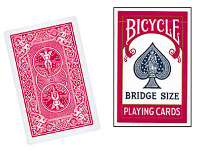 (image for) Cards Bicycle Bridge (Red) - Click Image to Close