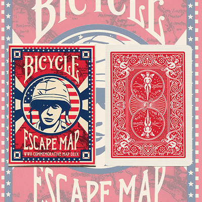 (image for) Bicycle Escape Map Deck by USPCC - Click Image to Close