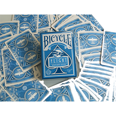 (image for) Bicycle Flight Deck (Blue) by US Playing Card - Trick - Click Image to Close