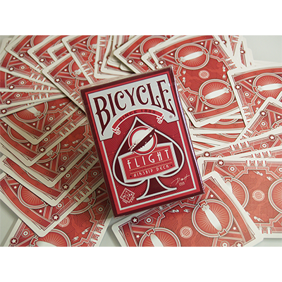 (image for) Bicycle Flight Deck (Red) by US Playing Card - Trick - Click Image to Close