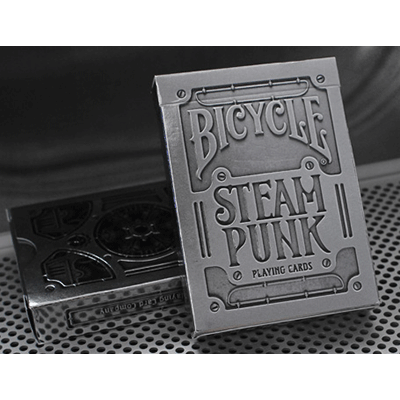 (image for) Bicycle Silver Steampunk Deck by USPCC - Click Image to Close