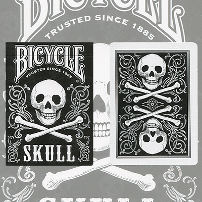 (image for) Bicycle Skull by USPCC - Click Image to Close