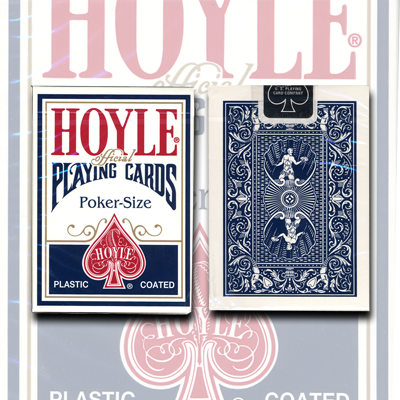 (image for) Cards Hoyle Poker deck (blue) USPCC - Click Image to Close