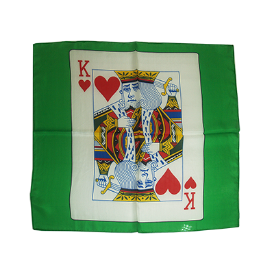 (image for) Card Silk 24 inch (King of Hearts) by Stolina Magic - Trick - Click Image to Close