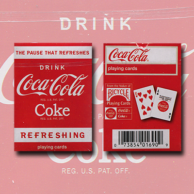 (image for) Mini Coke Playing Cards by US Playing Card Co. - Click Image to Close