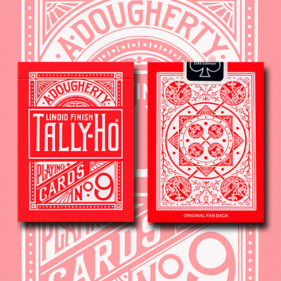 (image for) Tally Ho Reverse Fan back (Red) Limited Ed. by Aloy Studios / USPCC