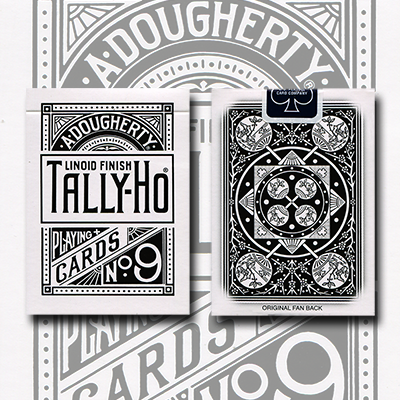 (image for) Tally Ho Reverse Fan back (White) Limited Ed. by Aloy Studios / USPCC - Click Image to Close