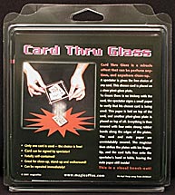 (image for) Card Thru Glass - Trick