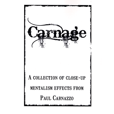 (image for) Carnage by Paul Carnazzo - Book - Click Image to Close