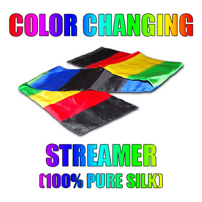 (image for) Color Changing Streamer 100% Silk by Vincenzo Di Fatta - Tricks - Click Image to Close
