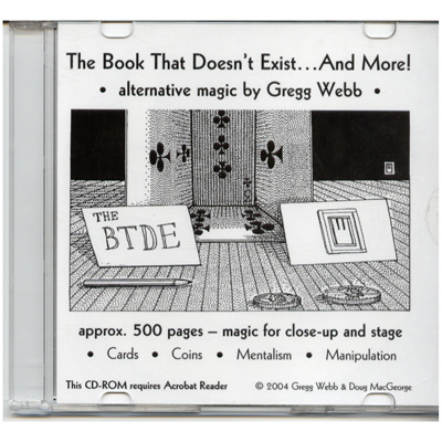 (image for) Book That Doesn't Exist (CD) by Gregg Webb & Doug MacGeorge - Book - Click Image to Close