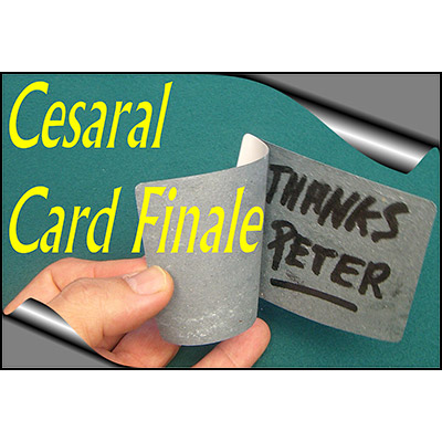 (image for) Cesaral Card Finale ( 2 Deck Red & Blue) by Cesar Alonso (Cesaral Magic) - Trick - Click Image to Close