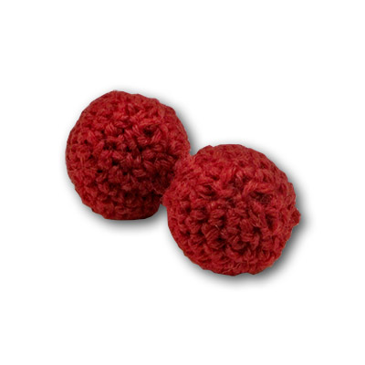 (image for) Chop Cup Balls 3/4 inch Red (Set of 2) by Morrissey Magic - Trick - Click Image to Close