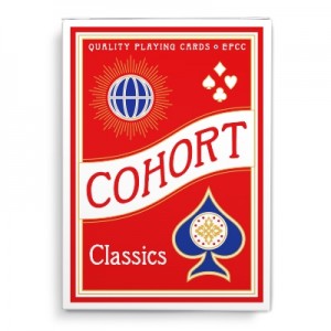 (image for) Red V1 Cohorts (Air Cushioned Smooth Finish) Playing Cards - Click Image to Close