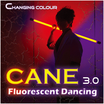 (image for) Color Changing Cane 3.0 Fluorescent Dancing (Professional two color) by Jeff Lee - Trick - Click Image to Close