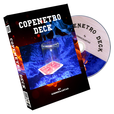 (image for) Copenetro Deck (Blue) by Gimmickartas - Trick - Click Image to Close