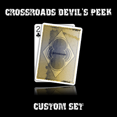 (image for) Crossroads Devil's Peek set in USPCC stock (with instructions) by Ben Harris - Trick - Click Image to Close