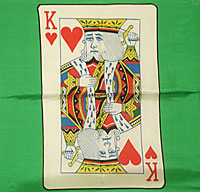 (image for) Card Silk 18" (king of hearts)