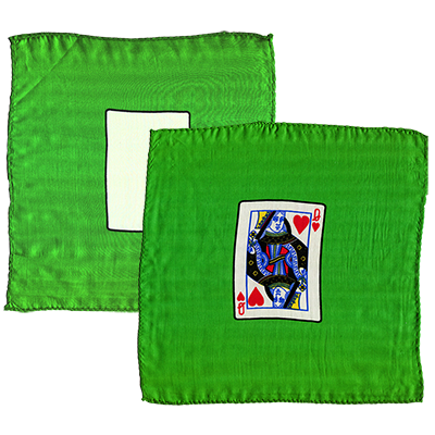 (image for) Card Silk Set 9" (queen of hearts + blank) by Vincenzo Di Fatta - Click Image to Close