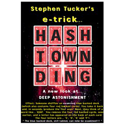(image for) HashtownDing by Stephen Tucker - eBook DOWNLOAD - Click Image to Close