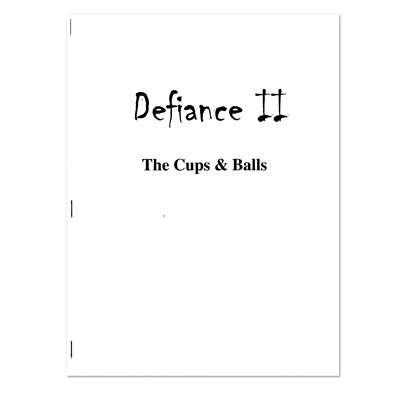 (image for) Defiance II Cups & Balls by McClintock - Trick - Click Image to Close