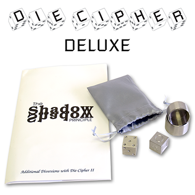 (image for) Die Cipher Deluxe Set (Stainless Steel) ( Esp and Pip Die ) by Chazpro Magic - Trick - Click Image to Close