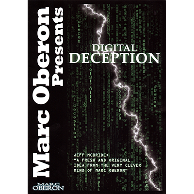 (image for) Digital Deception (With DVD) by Marc Oberon - Trick - Click Image to Close