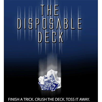 (image for) Disposable Deck 2.0 (blue) by David Regal - Trick - Click Image to Close