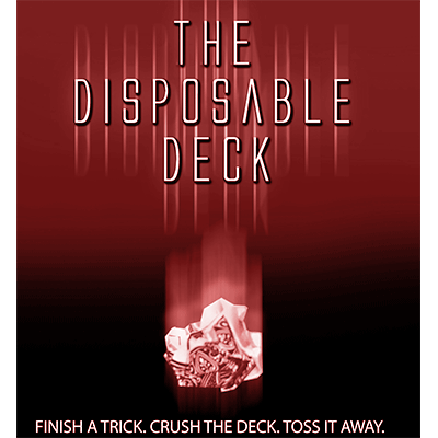 (image for) Disposable Deck 2.0 (red) by David Regal - Trick - Click Image to Close